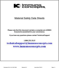 Material Safety Data Sheets - Immuno Concepts