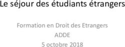 Le séjour des étudiants étrangers - ADDE Formation en Droit des Etrangers 5 octobre 2018