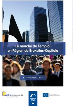 Le marché de l'emploi en Région de Bruxelles-Capitale - Actiris