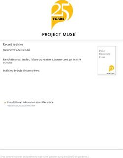 Recent Articles Jean-Pierre V. M. Hérubel French Historical Studies, Volume 26, Number 3, Summer 2003, pp. 563-574 (Article) Published by Duke ...