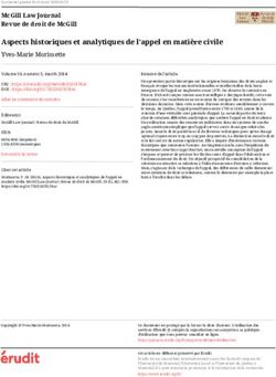 Aspects historiques et analytiques de l'appel en mati&egrave;re civile - &Eacute;rudit