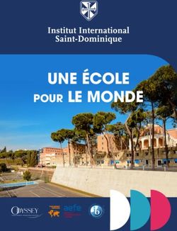UNE ÉCOLE POUR LE MONDE - ISD Rome