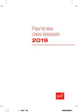 Rentr&eacute;e des essais 2019 - Puf