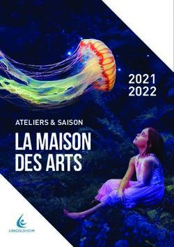 LA MAISON DES ARTS 2021 2022 - Ville de Lingolsheim