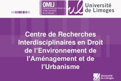 Interdisciplinaires en Droit - Centre de Recherches de l'Environnement de l'Am&eacute;nagement et de l'Urbanisme - Universit&eacute; de ...