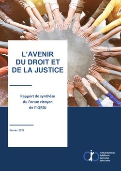 L'AVENIR DU DROIT ET DE LA JUSTICE - Rapport de synthèse du Forum citoyen de l'IQRDJ - Institut ...