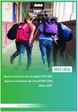 ENT LEIA Spaziu numericu di travagliu ENT LEIA Espace numérique de travail ENT LEIA Bilan 2017 - Corse Numérique
