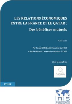 MARS 2016 Des bénéfices mutuels - LES RELATIONS ÉCONOMIQUES ENTRE LA FRANCE ET LE QATAR