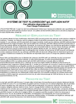 SYSTÈME DE TEST FLUORESCENT IGG ANTI-ADN NATIF