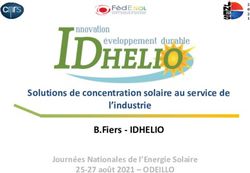 Solutions de concentration solaire au service de l'industrie B.Fiers - IDHELIO - Journ&eacute;es Nationales de l'Energie Solaire 25-27 ao&ucirc;t 2021 ...