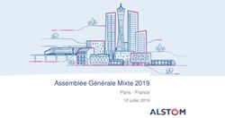 Assemblée Générale Mixte 2019 - Paris - France 10 juillet 2019 - Alstom