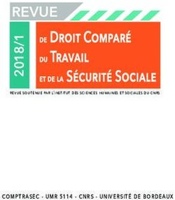REVUE - COMPTRASEC - UMR 5114 - CNRS - UNIVERSITÉ DE BORDEAUX revue soutenue par l'institut des sciences humaines et sociales du cnrs ...