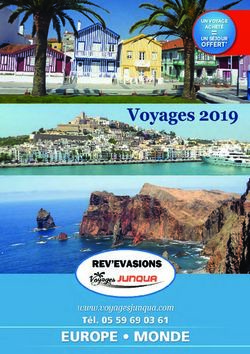 OFFERT* UN SÉJOUR UN VOYAGE ACHETÉ - Voyage Junqua
