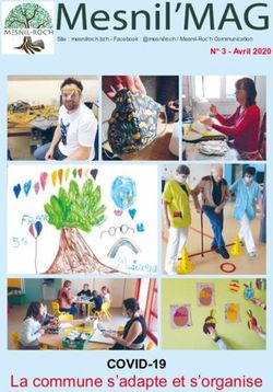 Mesnil'MAG - La commune s'adapte et s'organise COVID-19 - Mairie de Mesnil-Roc'h