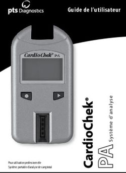 Guide de l'utilisateur - PTS Diagnostics