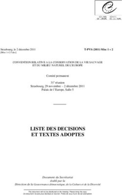 LISTE DES DECISIONS ET TEXTES ADOPTES - OMPO ...
