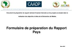 Formulaire de pr&eacute;paration du Rapport Pays - Document de pr&eacute;paration du rapport national d'examen biennale sur les progr&egrave;s accomplis dans la ...