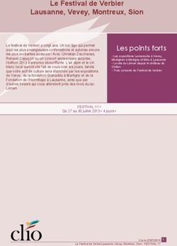 Le Festival de Verbier Lausanne, Vevey, Montreux, Sion