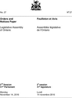 Orders and Notices Paper - No 27 No. 27 - Legislative Assembly of Ontario