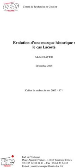 Evolution d'une marque historique : le cas Lacoste