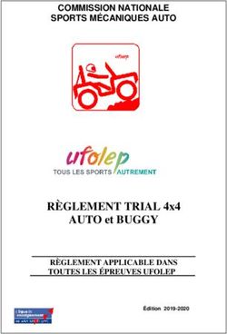 RÈGLEMENT TRIAL 4x4 AUTO et BUGGY - COMMISSION NATIONALE SPORTS MÉCANIQUES AUTO - RÈGLEMENT APPLICABLE DANS - Ufolep