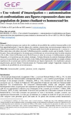 " Une volonté d'émancipation " : autonomisation et confrontations aux figures repoussoirs dans une population de jeunes étudiant es homosexuel les ...