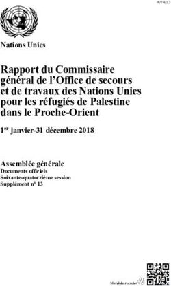 Rapport du Commissaire général de l'Office de secours et de travaux des Nations Unies pour les réfugiés de Palestine dans le Proche-Orient ...