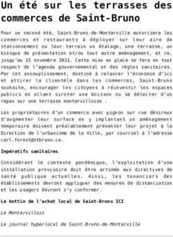 Un &eacute;t&eacute; sur les terrasses des commerces de Saint-Bruno