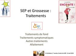 SEP et Grossesse : Traitements - Traitements de fond Traitements symptomatiques Autres traitements Allaitement