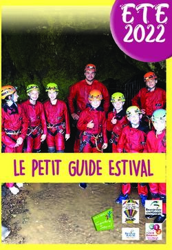 ETE 2022 - LE PETIT GUIDE ESTIVAL - Centre Social Evre et Mauges