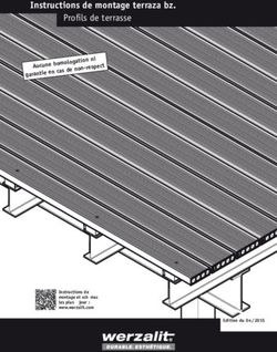 Instructions de montage terraza bz - Profi ls de terrasse garantie en cas de non-respect