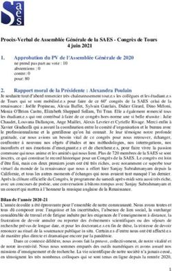 Procès-Verbal de Assemblée Générale de la SAES - Congrès de Tours 4 juin 2021