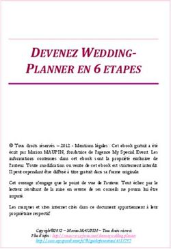 DEVENEZ WEDDING-PLANNER EN 6 ETAPES