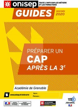 CAP APRÈS LA 3E Académie de Grenoble - Onisep