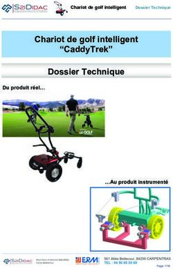 Chariot de golf intelligent "CaddyTrek" Dossier Technique - Du produit réel