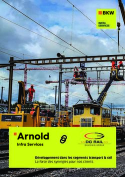 Développement dans les segments transport & rail La force des synergies pour nos clients - Duvoisin-Groux