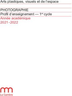 PHOTOGRAPHIE Ann&eacute;e acad&eacute;mique 2021 2022 - Profil d'enseignement - 1er cycle Arts plastiques, visuels et de l'espace