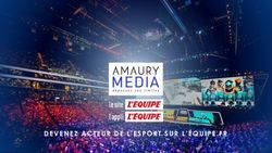 DEVENEZ ACTEUR DE L'ESPORT SUR L'&Eacute;QUIPE.FR - Amaury M&eacute;dia