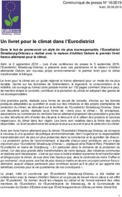Un livret pour le climat dans l'Eurodistrict
