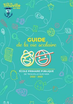 De la vie scolaire &Eacute;COLE PRIMAIRE PUBLIQUE 2022 - 2023 - La ville de Trouville