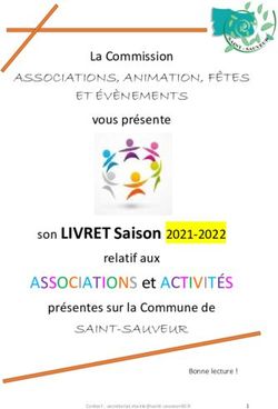 ASSOCIATIONS et ACTIVITÉS - son LIVRET Saison 2021-2022 - Saint ...