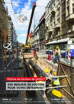 Des mesures De soutien pour votre entreprise ! - victime de travaux de voirie ? - m