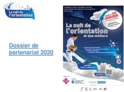 Dossier de partenariat 2020