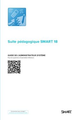 Suite pédagogique SMART 18 - GUIDE DE L'ADMINISTRATEUR SYSTÈME
