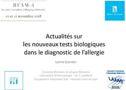 Actualités sur les nouveaux tests biologiques dans le diagnostic de l'allergie - Lorna Garnier - RFAM 4