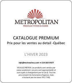 CATALOGUE PREMIUM Prix pour les ventes au detail -Québec - Squarespace