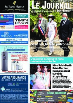 LE JOURNAL - Le Journal de Saint-Barth