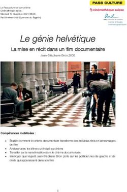 Le g&eacute;nie helv&eacute;tique La mise en r&eacute;cit dans un film documentaire - UNIL