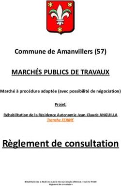 Règlement de consultation - MARCHÉS PUBLICS DE TRAVAUX - NouMa