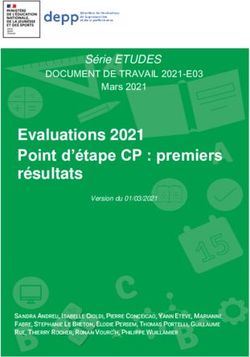 Evaluations 2021 Point d'étape CP : premiers résultats